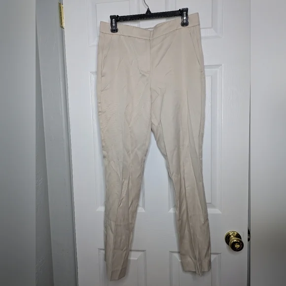 Reiss Farah Split Hem Trousers In Neutral Size 6 - Picture 7 of 7